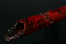 Boxelder Burl Native American Flute, Minor, Mid B-4, #E26I